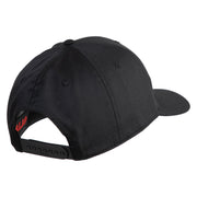 US Air Force Wing Embroidered Solid Cotton Twill Pro Cap - Black OSFM