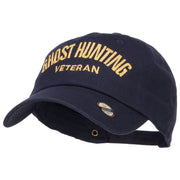 Ghost Hunting Veteran Embroidered Unstructured Cap