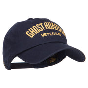 Ghost Hunting Veteran Embroidered Unstructured Cap