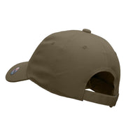 Hedgehog Embroidered Low Profile Dyed Cotton Twill Cap