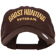 Ghost Hunting Veteran Embroidered Unstructured Cap