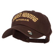 Ghost Hunting Veteran Embroidered Unstructured Cap