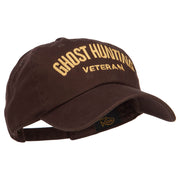 Ghost Hunting Veteran Embroidered Unstructured Cap