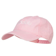 Honolulu Embroidered Washed Buckled Cap