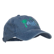 Hawaii Aloha State Embroidered Cap