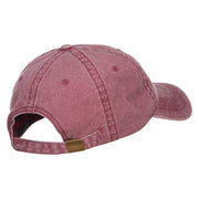 Mustache Dad Embroidered Washed Cap