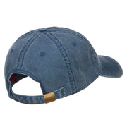 Honolulu Embroidered Washed Buckled Cap