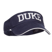 Halloween Duke Embroidered Sandwich Visor