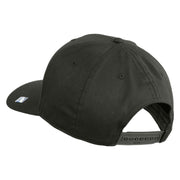 USAF Blue Letter Embroidered Solid Cotton Twill Pro Style Cap - Charcoal OSFM