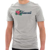 Hawaii State Flower Graphic Design Short Sleeve Cotton Jersey T-Shirt