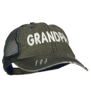 Grandpa Embroidered Low Profile Mesh Cap