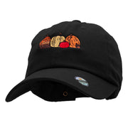 Full Harvest Embroidered Unstructured Cotton Twill Cap