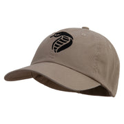 King Cobra Embroidered Low Profile Dyed Cotton Twill Cap - Khaki OSFM