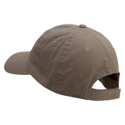 King Cobra Embroidered Low Profile Dyed Cotton Twill Cap - Khaki OSFM