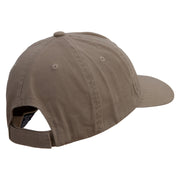 King Cobra Embroidered Low Profile Dyed Cotton Twill Cap - Khaki OSFM