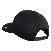 US Space Force with Delta Embroidered Solid Cotton Twill Cap - Black OSFM