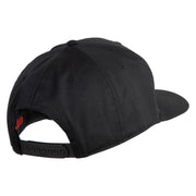 US Space Force with Delta Embroidered Solid Cotton Twill Cap - Black OSFM