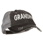 Grandpa Embroidered Low Profile Mesh Cap