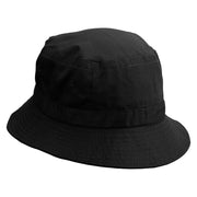 Reggae Lion Embroidered Bucket Hat - Black OSFM