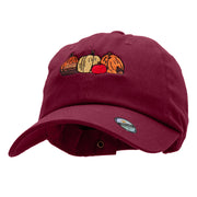 Full Harvest Embroidered Unstructured Cotton Twill Cap