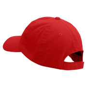 King Cobra Embroidered Low Profile Dyed Cotton Twill Cap - Red OSFM