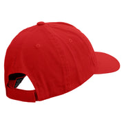 King Cobra Embroidered Low Profile Dyed Cotton Twill Cap - Red OSFM