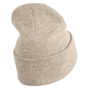 San Diego City Skyline Embroidered 12 Inch Long Knitted Beanie - Birch OSFM