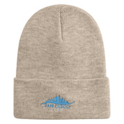 San Diego City Skyline Embroidered 12 Inch Long Knitted Beanie - Birch OSFM