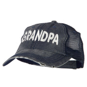 Grandpa Embroidered Low Profile Mesh Cap