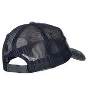 Grandpa Embroidered Low Profile Mesh Cap