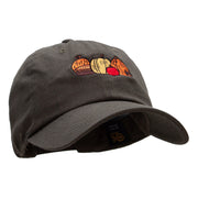 Full Harvest Embroidered Unstructured Cotton Twill Cap