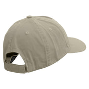 King Cobra Embroidered Low Profile Dyed Cotton Twill Cap - Putty OSFM