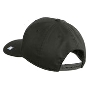 US Space Force with Delta Embroidered Solid Cotton Twill Cap - Charcoal OSFM