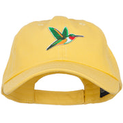 Hummingbird Patched Low Profile Cotton Cap