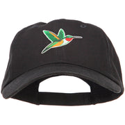 Hummingbird Patched Low Profile Cotton Cap