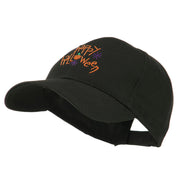 Happy Halloween with Pumpkin Embroidered Cap