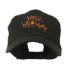 Happy Halloween with Pumpkin Embroidered Cap