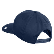 US Air Force Wing with Retired Embroidered Solid Cotton Cap - Navy OSFM