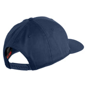 US Air Force Wing with Retired Embroidered Solid Cotton Cap - Navy OSFM