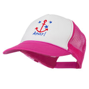 Anchor Stars Ahoy Embroidered Foam Mesh Back Cap