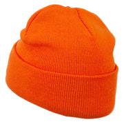 Halloween Yawning Jack o Lantern Embroidered Long Beanie