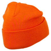 Halloween Yawning Jack o Lantern Embroidered Long Beanie