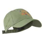 Happy Halloween with Pumpkin Embroidered Cap