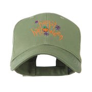 Happy Halloween with Pumpkin Embroidered Cap