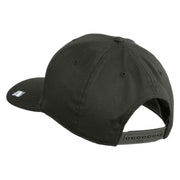 US Air Force Wing with Retired Embroidered Solid Cotton Cap - Charcoal OSFM
