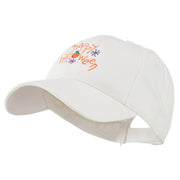 Happy Halloween with Pumpkin Embroidered Cap