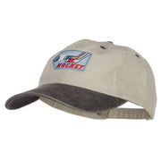 Hockey Shooting Patch Dyed Washed Cap