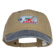 Hockey Shooting Patch Dyed Washed Cap