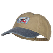 Hockey Shooting Patch Dyed Washed Cap