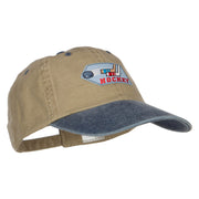 Hockey Shooting Patch Dyed Washed Cap